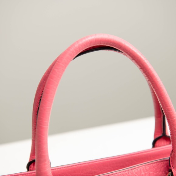 Kate Spade Purse Flamingo Pink Leather Crossbody Bag Laser Cut Flower BarbieCore - Picture 4 of 9